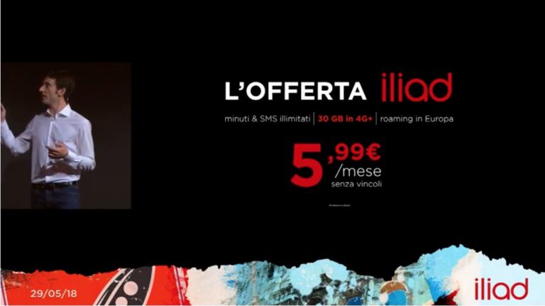 La prima vera offerta Iliad