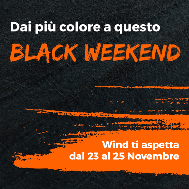 Black weekend di Wind