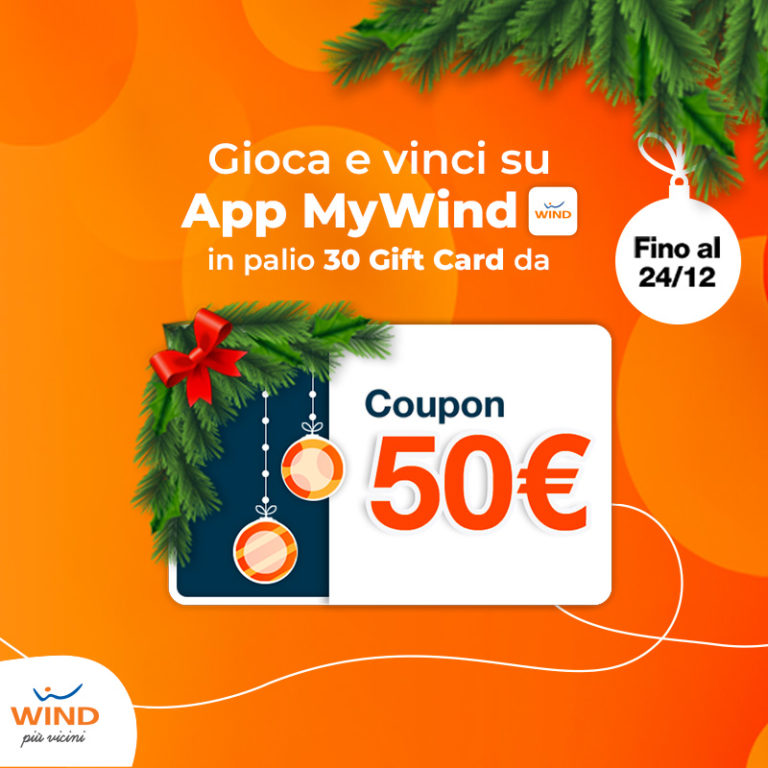 My Wind Christmas: anche per Wind il concorso tramite app