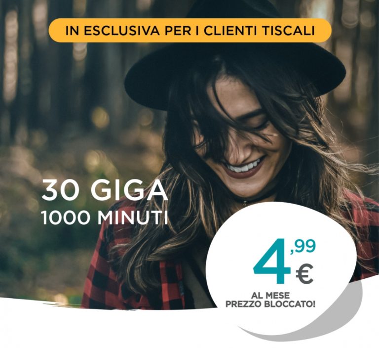 Mobile Top 30, l’offerta per i soli clienti Tiscali a tiratura limitata