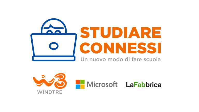 Studiare Connessi con WindTre Microsoft e La Fabbrica